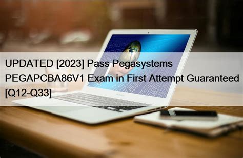 New PEGAPCBA86V1 Test Cram