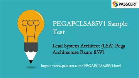 New PEGAPCLSA85V1 Test Review