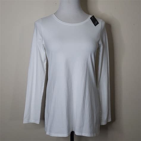 New Pure Jill Womens J Jill Long Sleeve Stretch Cotton Tee ... - eBay