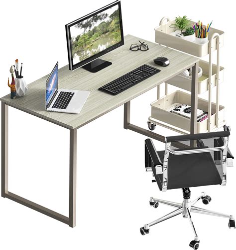 New SHW Home Office 40-Inch COMPUTER DESK, MAPLE, …