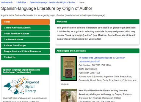 New Spanish Language Collection available in the Durham Tech Libraries