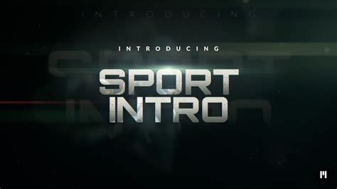 New Template Sport Intro FCPX FinalCutProX VideoEditing 