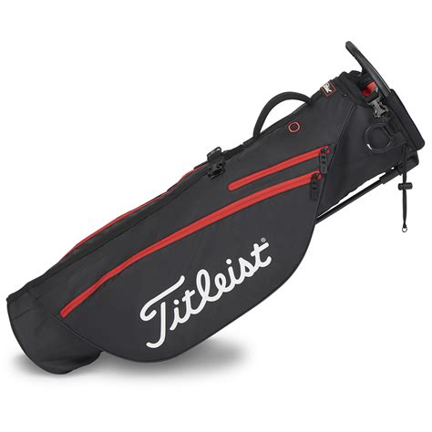 New Titleist Premium Carry Golf Pencil Bag Charcoal with Straps