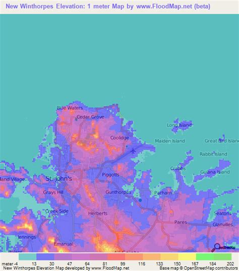 New Winthorpes Map Antigua and Barbuda Google Satellite …