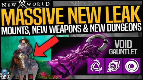 New World: INSANE LEAK - HORSE MOUNTS / NEW WEAPONS / …