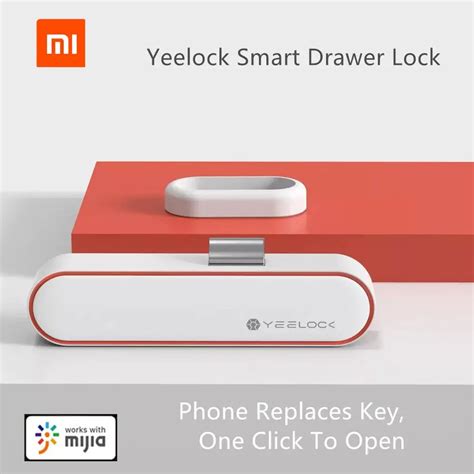 New Xiaomi Mijia Yeelock Smart Drawer Cabinet Lock Keyless Bluetooth ...