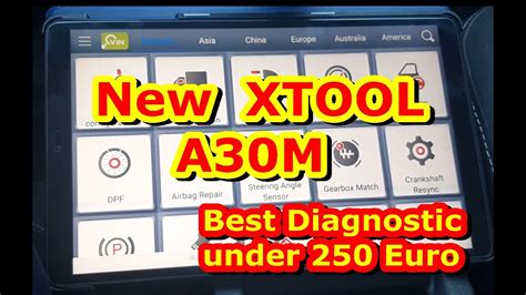 New Xtool Anyscan A30M. Best Diagnostic 2024 under 250 Euros …