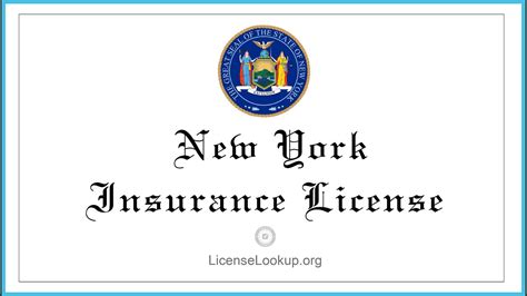 New York State Insurance Licensing