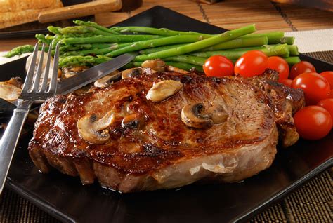 New York Strip Steak with Buttery Mushrooms & Onions