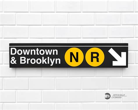 New York Subway Sign - Etsy