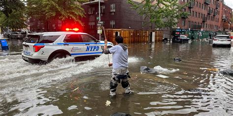 New York stunned and swamped by record-breaking rainfall as more downpours are expected