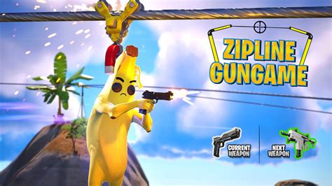 New Zipline Gun Game created in UEFN! Code: 1448-8861-8348