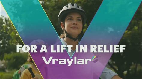 New actress in vraylar commercial 2023. Do you want to see the latest Vraylar commercial for bipolar depression? Watch this video and find out how Vraylar can help you cope with your mood swings and enjoy life again. See how Vraylar ... 