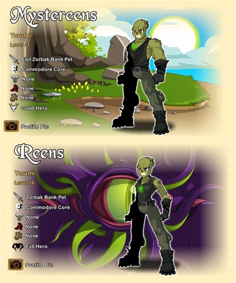 New armor on reens character page. r/AQW