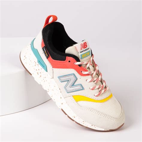 New Balance 997H Sneaker - Kids' Keep little ones moving in the 997H sneaker from New Balance. The pair sports a cushioned insole, molded foam detailing and rubber sole that all combine to make a comfortable and secure fit.. 
