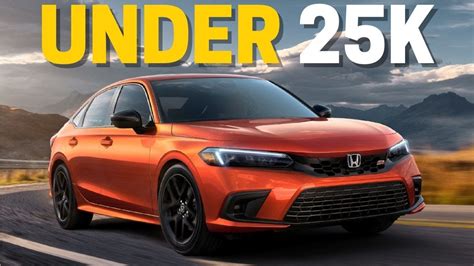 New cars under 25k. The 2022 Kia K5 has plenty to offer new car shoppers. MSRP: $24,845; While the 2022 Kia K5 made Edmunds’ list of the best cars, trucks, and SUVs under $25,000, only one Kia K5 model makes it under the budget cap: the LX. The LX trim comes with a 1.6-liter turbocharged inline four-cylinder engine giving you 180 hp and 195 lb-ft of torque. 