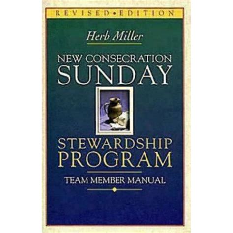 New consecration sunday stewardship program team member manual. - Piper lance ii service manuals service manual 1986.