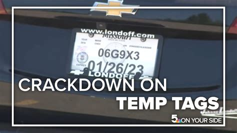 New crackdown on expired temp tags; 15 drivers pulled over so far