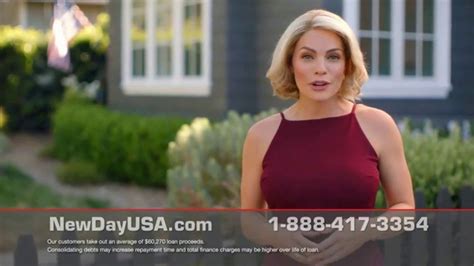 New day usa spokeswoman blonde. Nov 18, 2022 · Check out NewDay USA's 15 second TV commercial, 'Borrow Up to 100%' from the Real Estate & Mortgages industry. Keep an eye on this page to learn about the songs, characters, and celebrities appearing in this TV commercial. Share it with friends, then discover more great TV commercials on iSpot.tv. Published November 18, 2022 Advertiser NewDay USA 