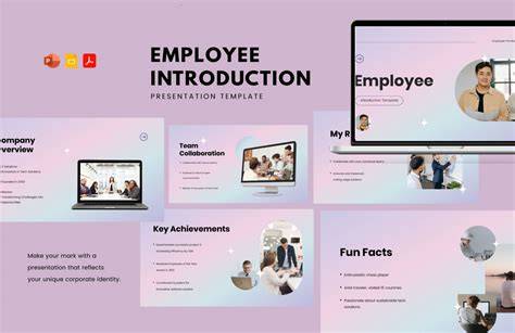 New employee introduction template