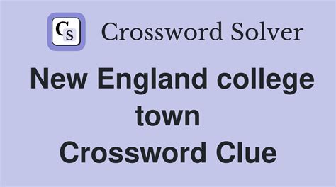 New england college town wsj crossword. It is a bad sign for Blacksburg and other college towns that rely heavily on spending by students, alumni and their families. The coronavirus pandemic, which emptied out Virginia Polytechnic ... 
