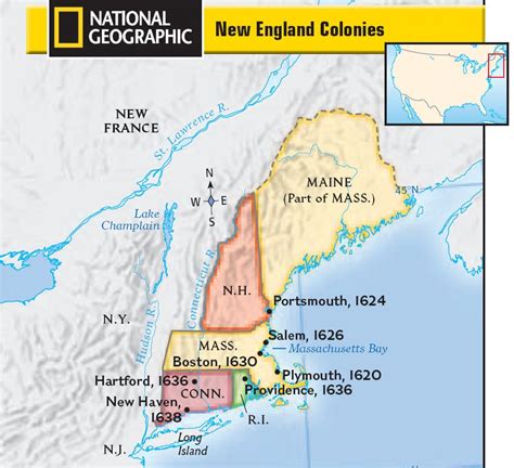New england colonies on map. The 13 colonies of what became the United States of America can be divided into three geographic areas: the New England, Middle, and Southern colonies. The New England colonies were the northernmost of the colonies: New Hampshire, Massachusetts, Rhode Island, and Connecticut. 