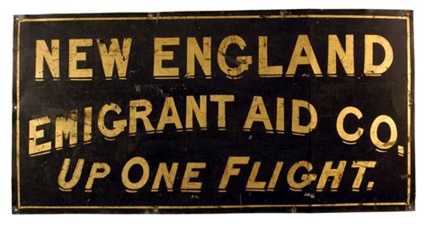 The Emigrant Aid Company was an organization that was established in the year 1854 with the purpose of promoting organized antislavery immigration to the Kansas territory from the Northeast. Even before the Kansas-Nebraska Act was passed into law, Eli Thayer thought up the scheme in February of 1854, and in April of the same year, the .... 