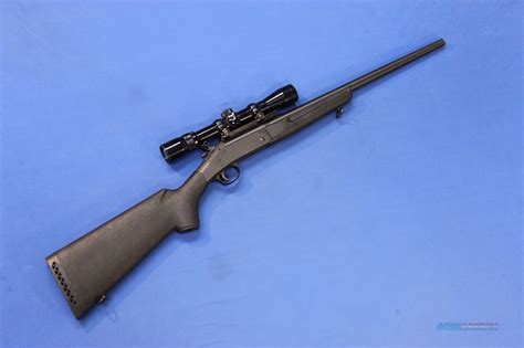 H&R 1871 Handi Rifle Single Shot ,223 Remington, 22" Barrel, Blued Finish, Wood Stock, w/Scope Mount & Hammer Extension. SCOPE NOT INCLUDED. SB2-223 [FC-010633002234]