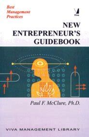 New entrepreneurs guidebook by paul mcclure. - 300 sierra 5th edition reloading manual.