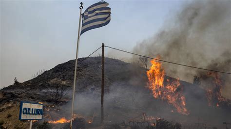 New evacuations ordered in Greece as high winds and heat fuel wildfires