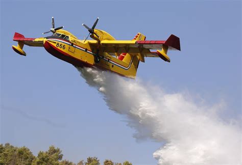 New firefighting planes sought across the warming planet are on their way, with a little delay