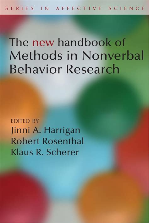 New handbook of methods in nonverbal behavior research series in affective science. - Jvc everio gz ms120bu owners manual.