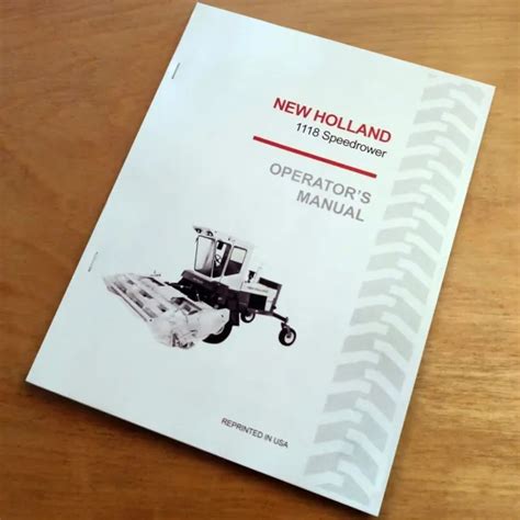 New holland 1118 swather service manual. - Manual del productor audiovisual manuales spanish edition.