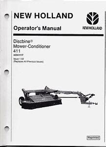 New holland 1431 discbine operators manual. - Schleiermachers und c.g. von brinkmanns gang durch die brüdergemeine.
