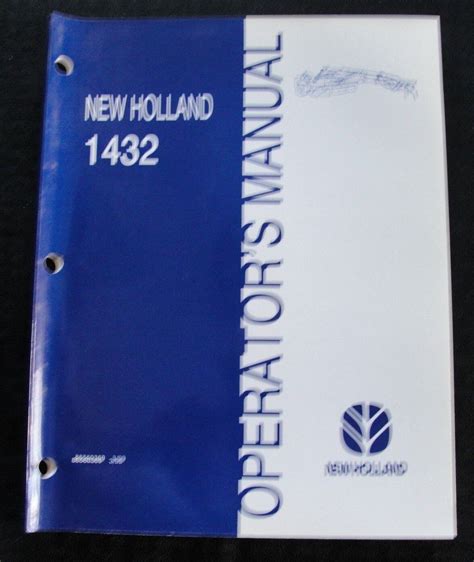New holland 1432 discbine disc mower conditioner operators owners manual 399. - Jorge, o, el hijo del pueblo.