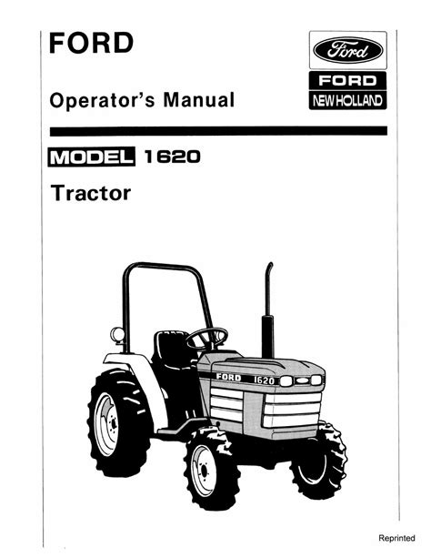 New holland 1620 tractor operators manual. - Diccionario de dudas - mateos -.