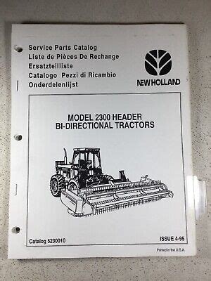 New holland 2300 hay header owners manual. - 2003 toyota avalon xls owners manual.