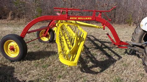 Hay Rake Tooth. .262 wire, yellow, Fits New Holland Models 55, 568 and 57 Rakes and Models 256, 258, 259 and 260 Rotobars. Uses 3/8 Inch carriage bolt, 2-1/2 Inch or 2-3/4 Inch long depending on model. Fits all models using steel coil tooth # 64562. Rolabar Rakes: 55, S55, 56, 56B, 256, 258, 259, 260.. 