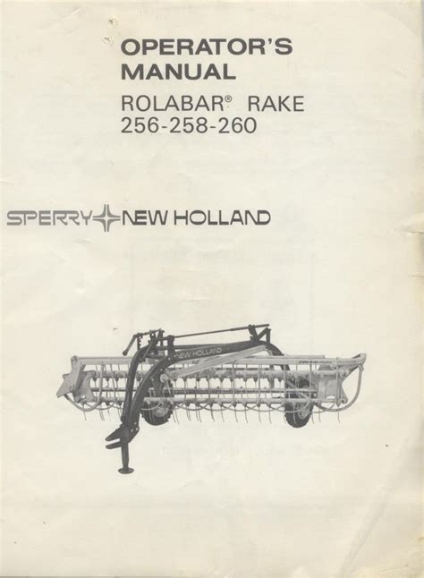 New holland 258 rake rolabar repair manual. - Vintage anheuser busch un collezionista non autorizzato guida uno schiffer.