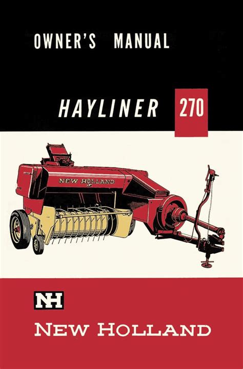 New holland 270 hayliner baler owners manual. - Daisy bb gun manual model d10d3300.
