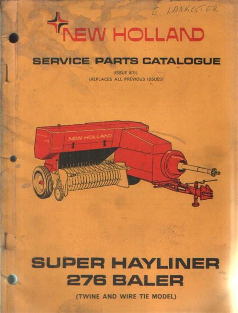 New holland 276 hayliner baler owners manual. - Britax boulevard 70 cs user guide.