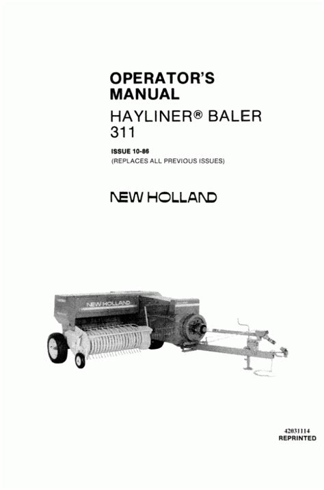 New holland 311 baler service manual. - Physics for future presidents answer guide.