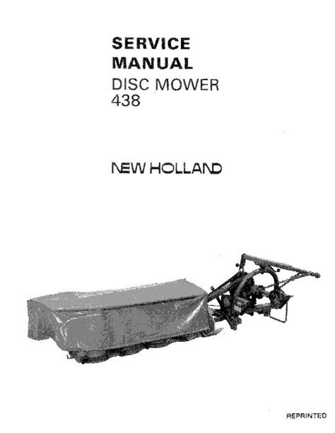 New holland 438 disc mower repair manual. - Psicologia de la enseñanza y desarrollo de personas y comunidades.