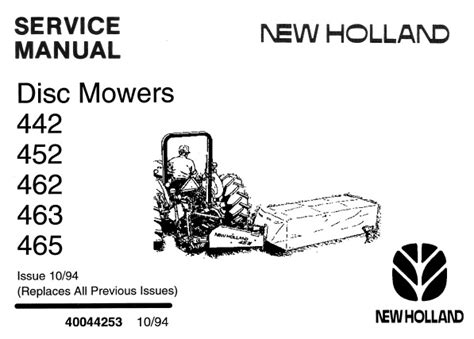 New holland 462 disc mower repair manual. - Preguntas y respuestas sobre mercancías peligrosas aviación civil.