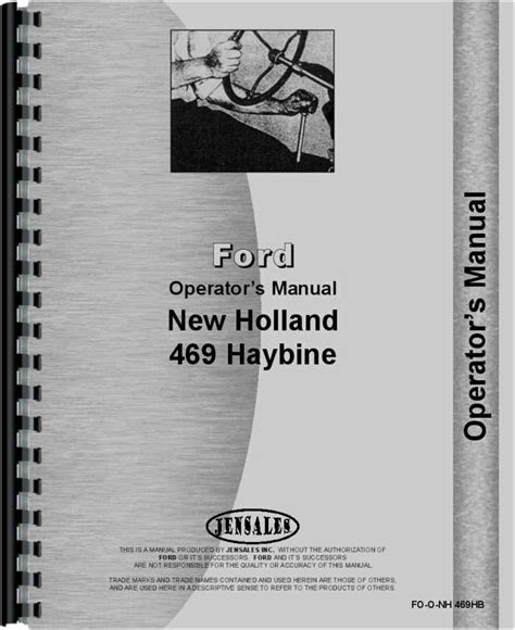 New holland 469 haybine repair manual. - El universo de francis montesinos, 1972-1997 (coleccion imagen).