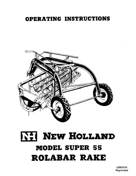 New holland 55 super 55 rolabar rake parts manual. - 2003 audi a4 window switch manual.