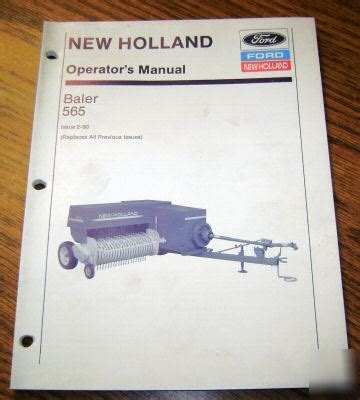 New holland 565 hay baler repair manual. - Der ältere patient in der hausarztpraxis..