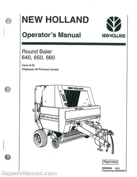 New holland 650 round baler manuals. - Manuale della macchina da cucire necchi.