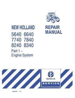 New holland 7740 service manual crawling gear. - Handbuch der verkehrs- und transportlogistik (vdi-buch).