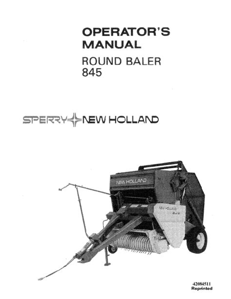 New holland 845 round baler manual. - 1991 starcraft starflyer owners manual fardoa.